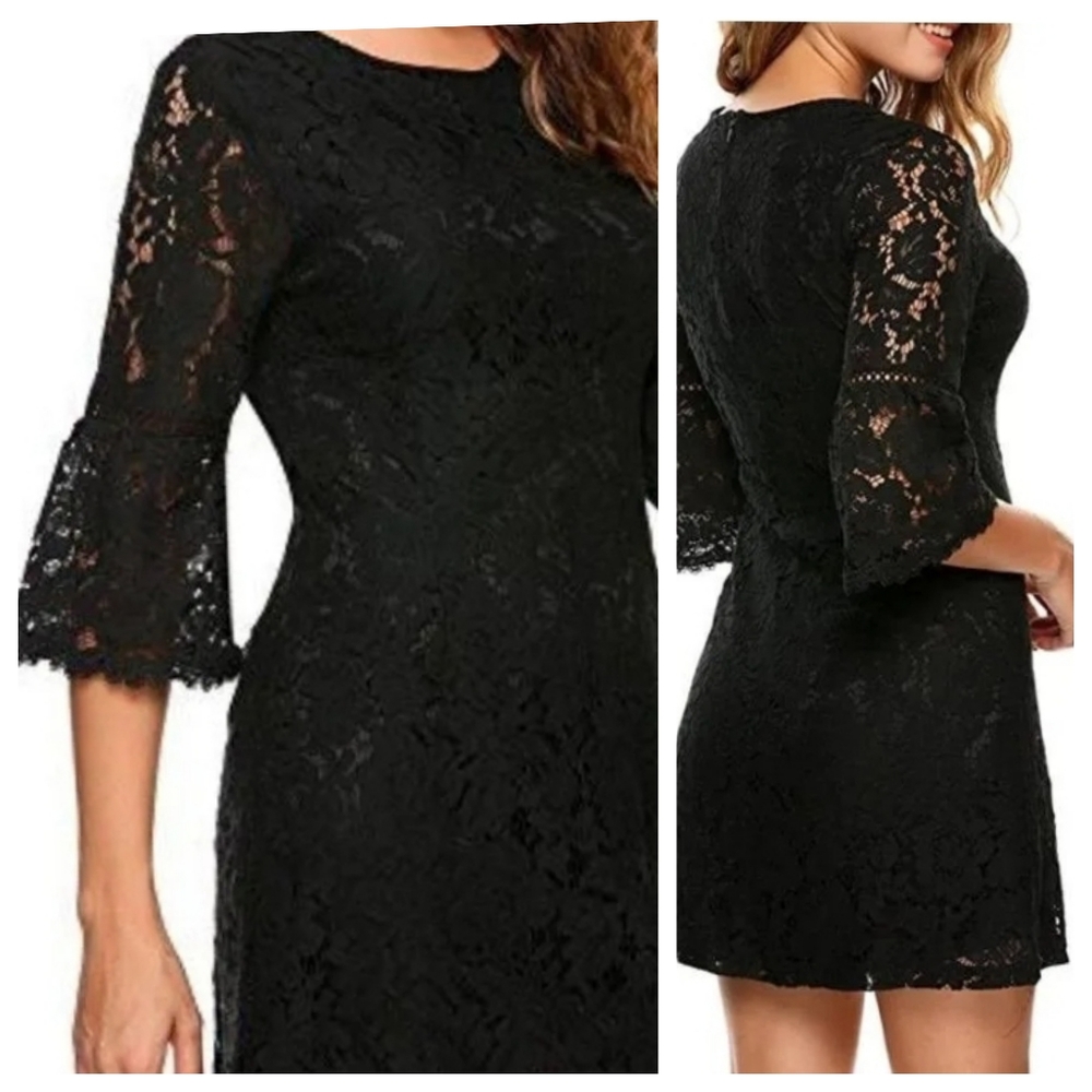 Zeagoo Black lacy Dress💕 - Picture 2 of 10